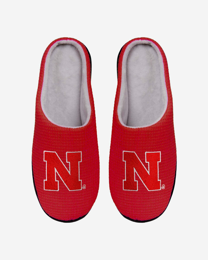 Nebraska Cornhuskers Memory Foam Slide Slipper FOCO S - FOCO.com