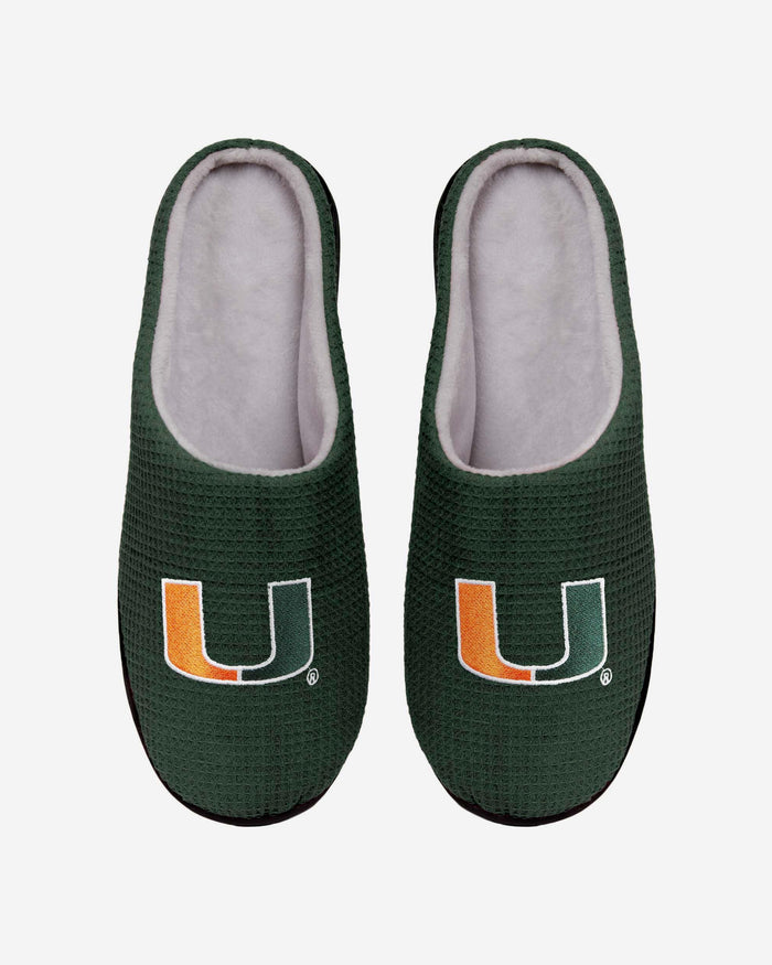 Miami Hurricanes Memory Foam Slide Slipper FOCO S - FOCO.com