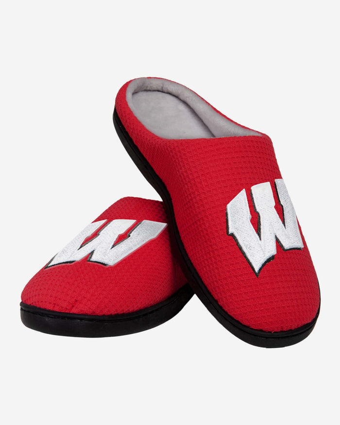 Wisconsin Badgers Memory Foam Slide Slipper FOCO - FOCO.com