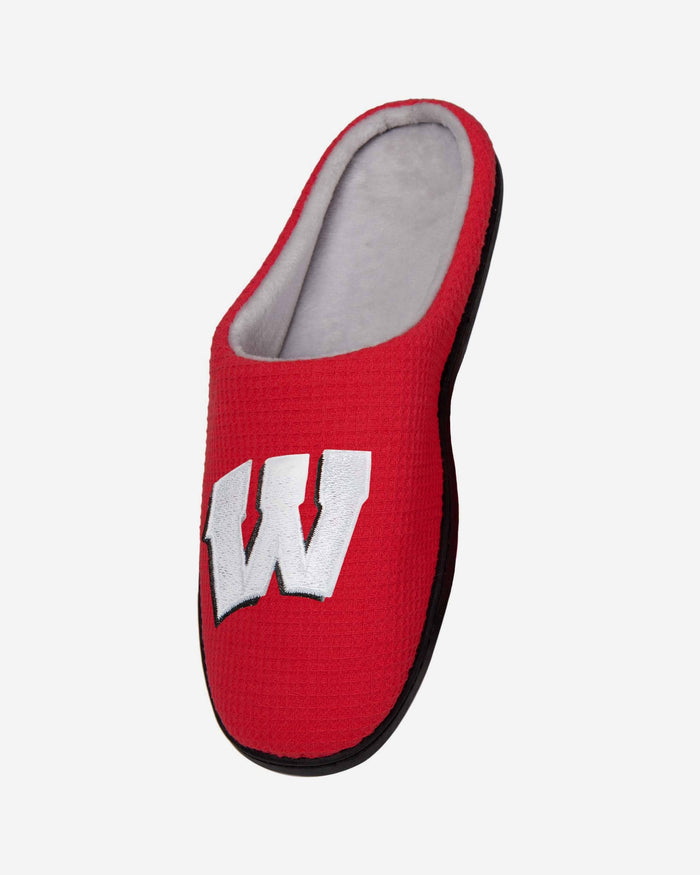 Wisconsin Badgers Memory Foam Slide Slipper FOCO - FOCO.com