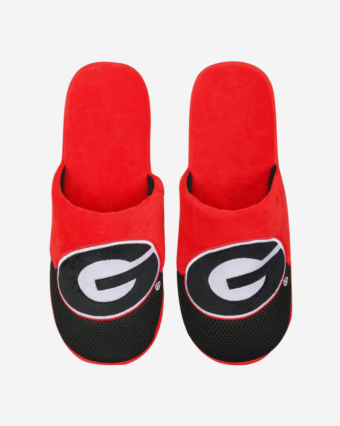 Georgia Team Logo Staycation Slipper FOCO - FOCO.com