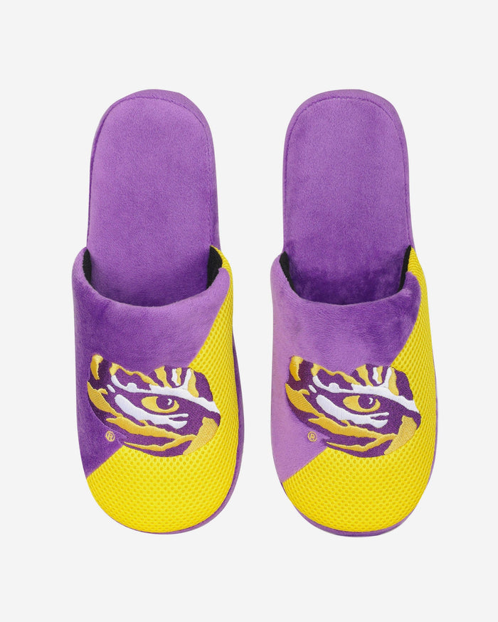 Lsu Team Logo Staycation Slipper FOCO - FOCO.com