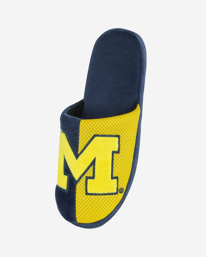 Michigan Team Logo Staycation Slipper FOCO - FOCO.com