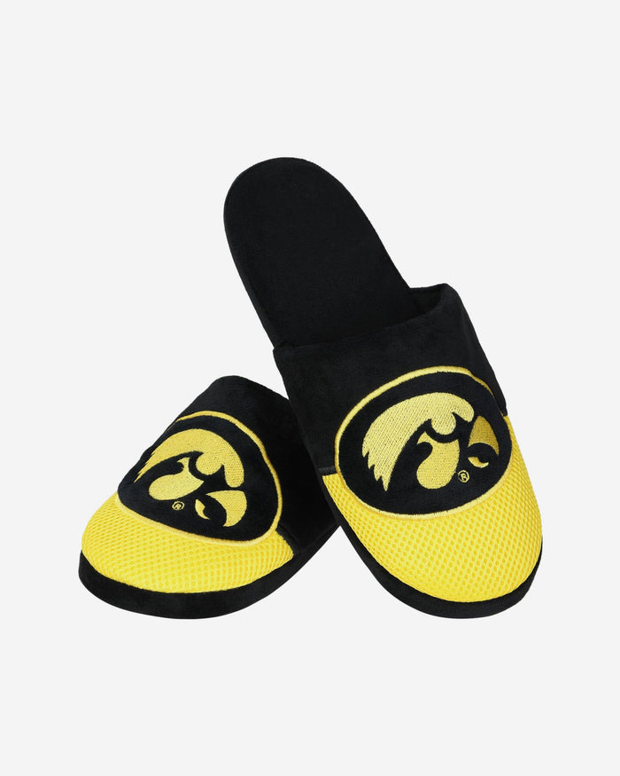 Iowa Hawkeyes Team Logo Staycation Slipper FOCO - FOCO.com