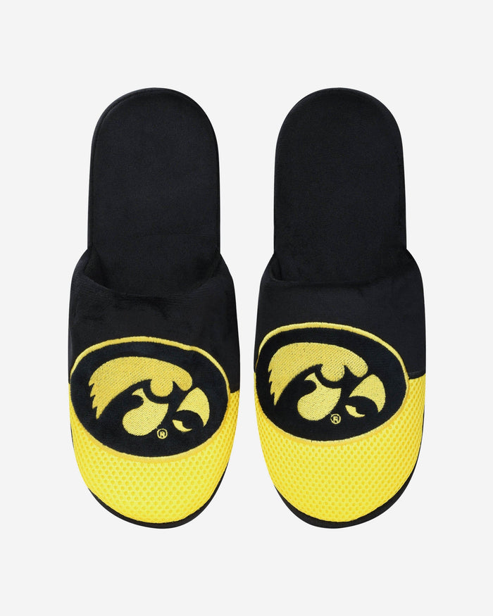 Iowa Hawkeyes Team Logo Staycation Slipper FOCO - FOCO.com