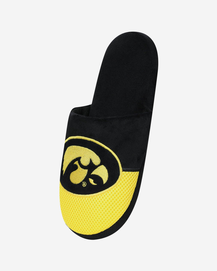 Iowa Hawkeyes Team Logo Staycation Slipper FOCO - FOCO.com