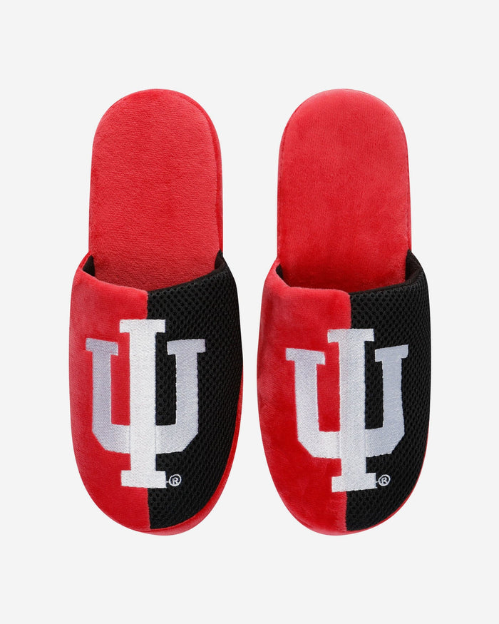 Indiana Hoosiers Team Logo Staycation Slipper FOCO - FOCO.com