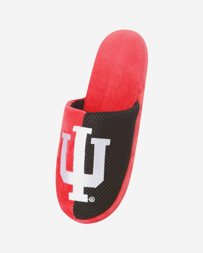 Indiana Hoosiers Team Logo Staycation Slipper FOCO - FOCO.com