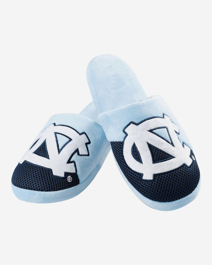 North Carolina Tar Heels Team Logo Staycation Slipper FOCO - FOCO.com