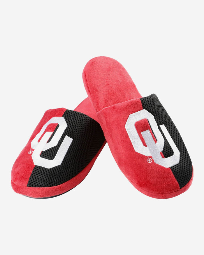 Oklahoma Sooners Team Logo Staycation Slipper FOCO - FOCO.com