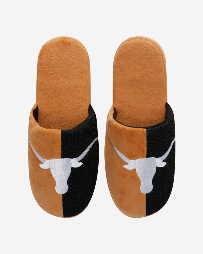 Texas Longhorns Team Logo Staycation Slipper FOCO - FOCO.com