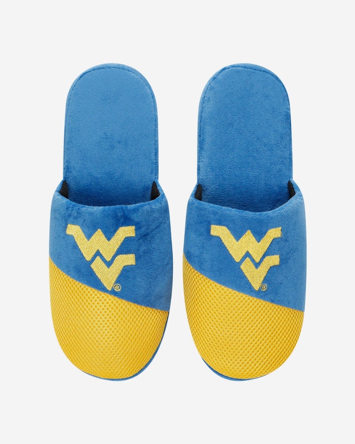 West Virginia Mountaineers Team Logo Staycation Slipper FOCO - FOCO.com