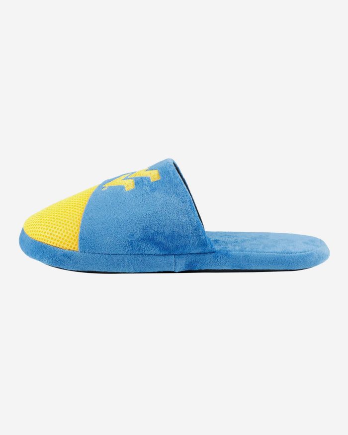 West Virginia Mountaineers Team Logo Staycation Slipper FOCO S - FOCO.com