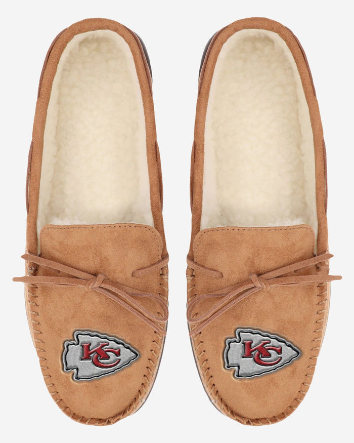 Kansas City Chiefs Moccasin Slipper FOCO - FOCO.com