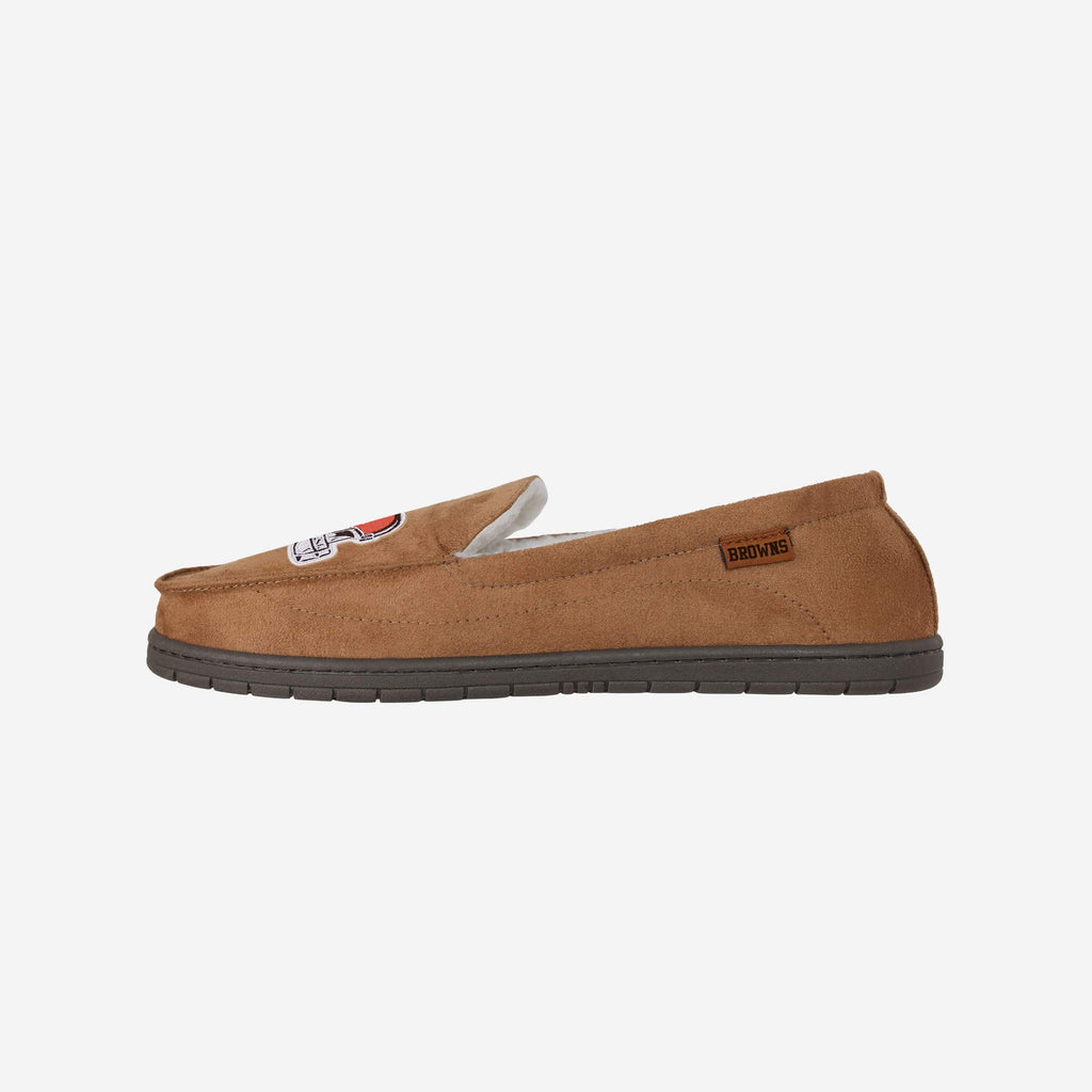 Cleveland Browns Beige Moccasin Slipper FOCO - FOCO.com