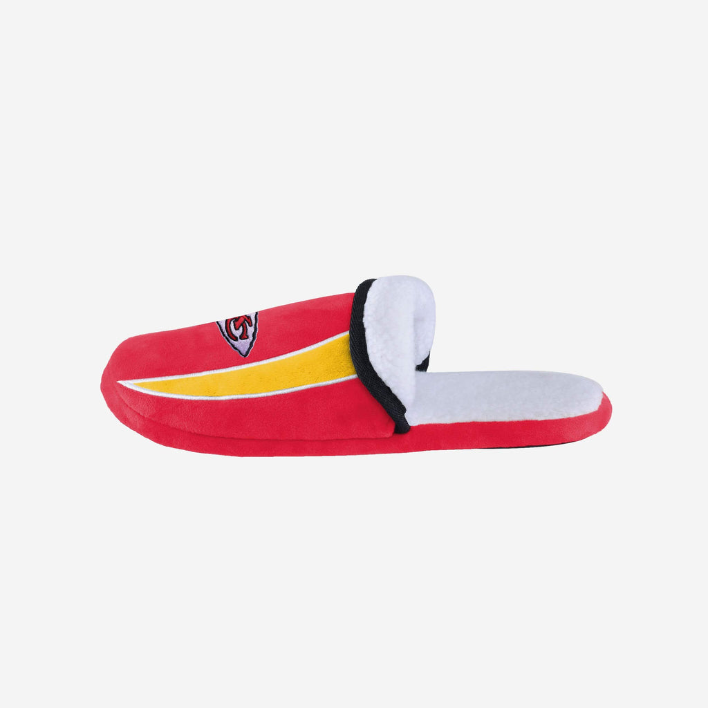 Kansas City Chiefs Sherpa Slide Slipper FOCO - FOCO.com