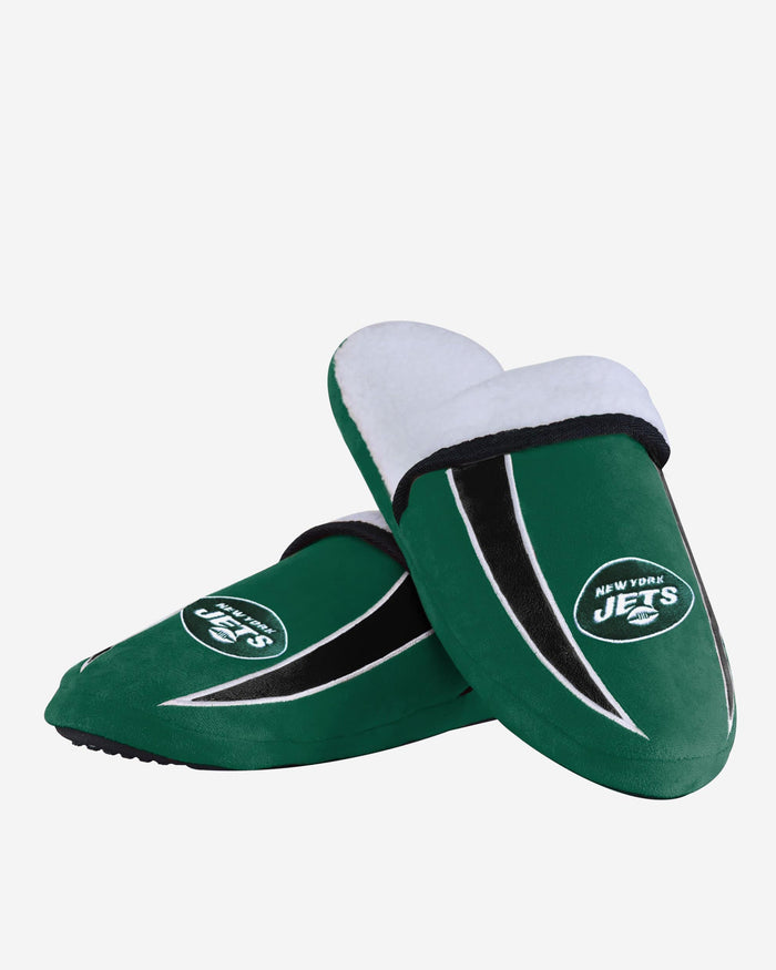 New York Jets 1998-2018 Sherpa Slide Slipper FOCO - FOCO.com