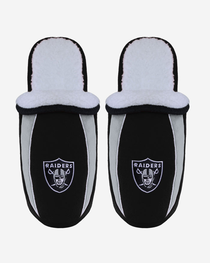 Las Vegas Raiders Sherpa Slide Slipper FOCO S - FOCO.com