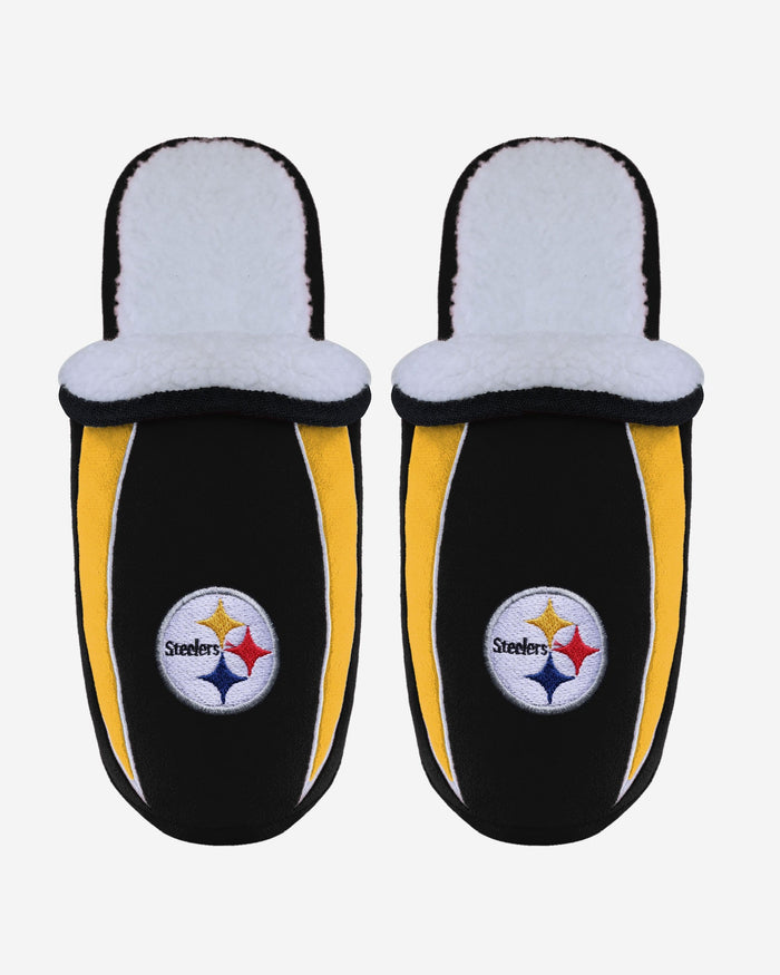 Pittsburgh Steelers Sherpa Slide Slipper FOCO S - FOCO.com