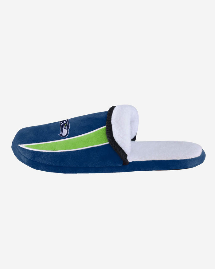 Seattle Seahawks Sherpa Slide Slipper FOCO - FOCO.com