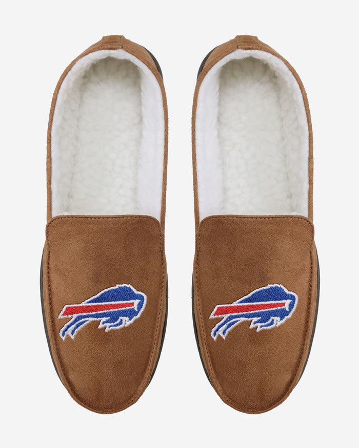 Buffalo Bills Beige Moccasin Slipper FOCO - FOCO.com