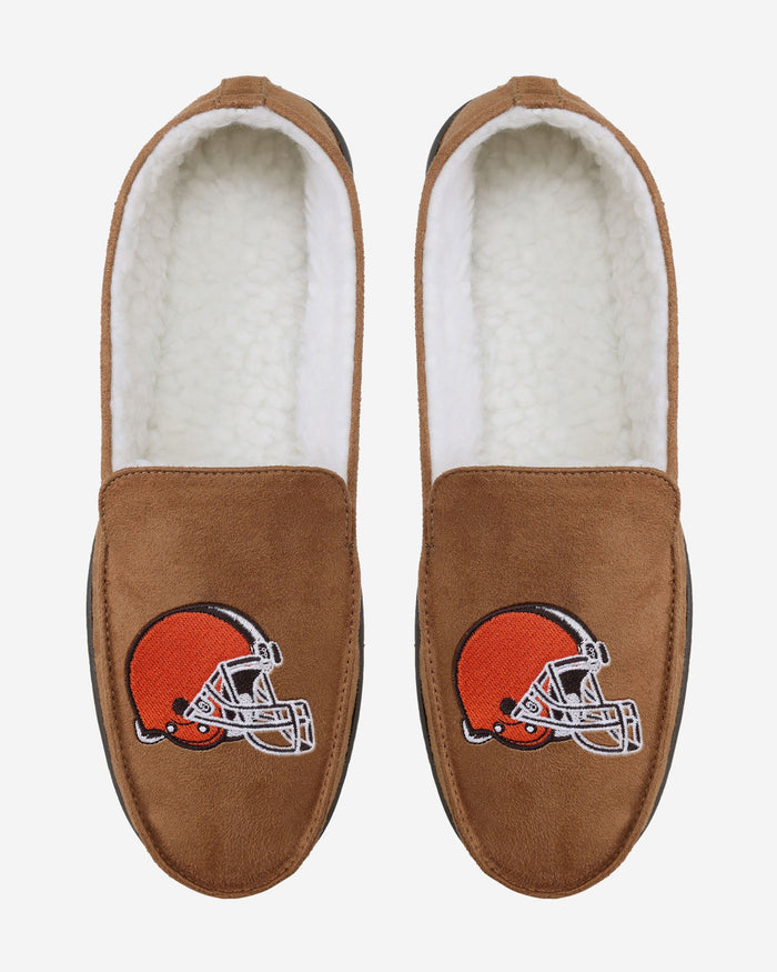 Cleveland Browns Original Beige Moccasin Slipper FOCO - FOCO.com