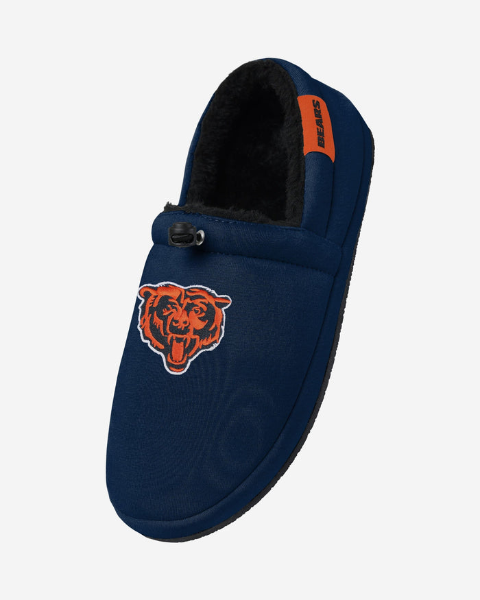 Chicago Bears Big Logo Athletic Moccasin Slipper FOCO - FOCO.com