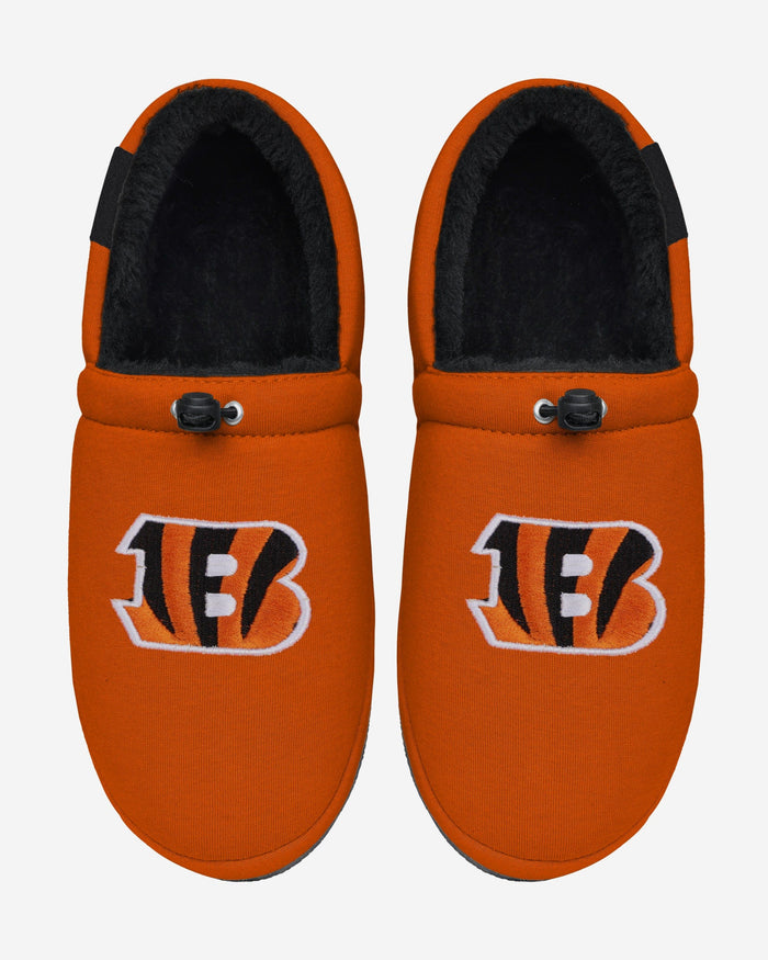 Cincinnati Bengals Big Logo Athletic Moccasin Slipper FOCO - FOCO.com