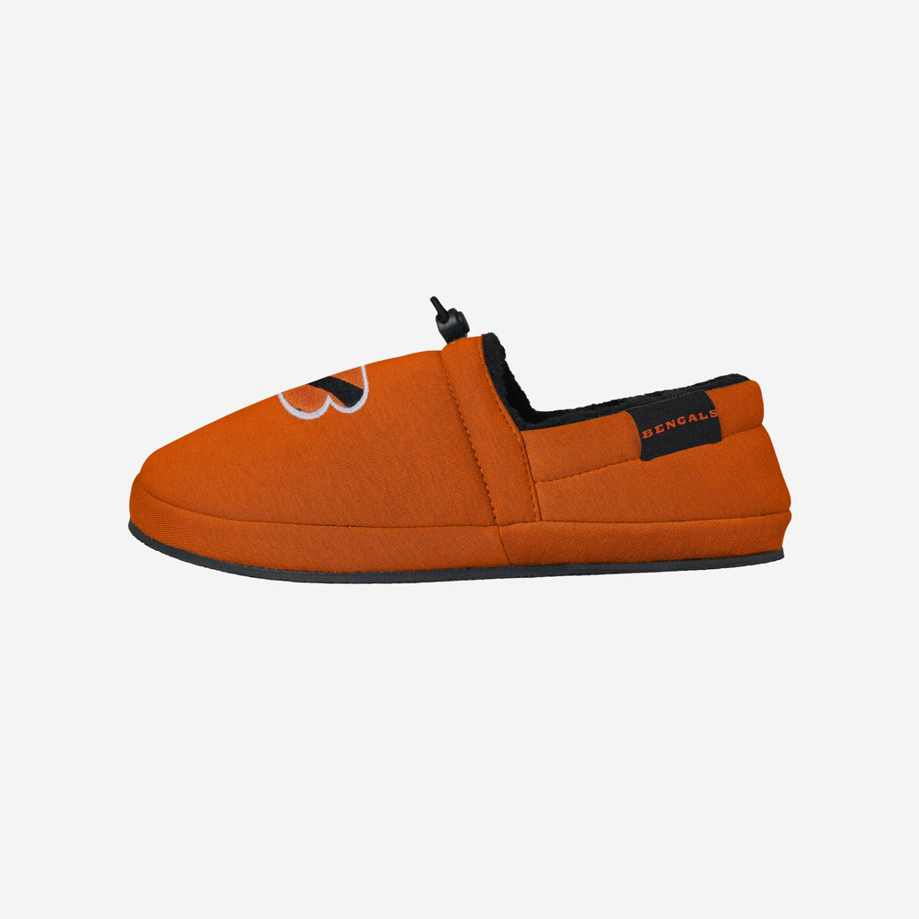 Cincinnati Bengals Big Logo Athletic Moccasin Slipper FOCO S - FOCO.com