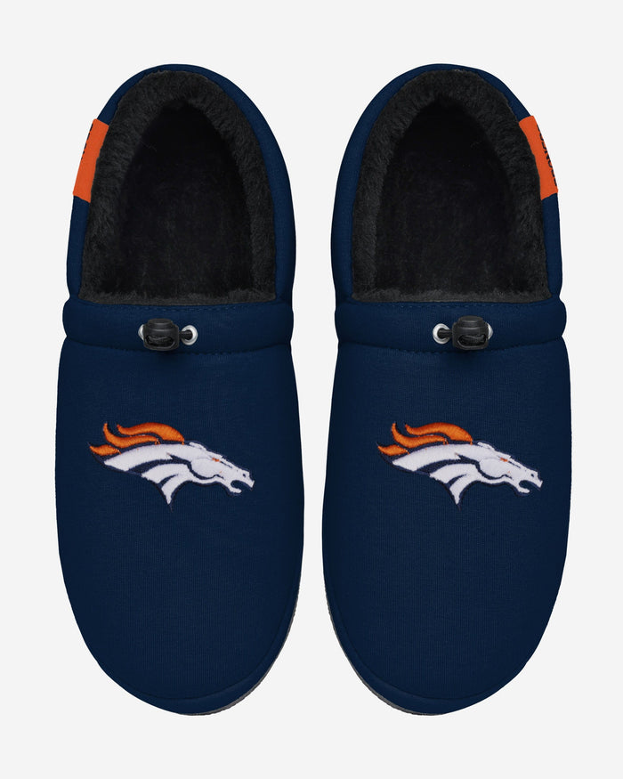 Denver Broncos Big Logo Athletic Moccasin Slipper FOCO - FOCO.com