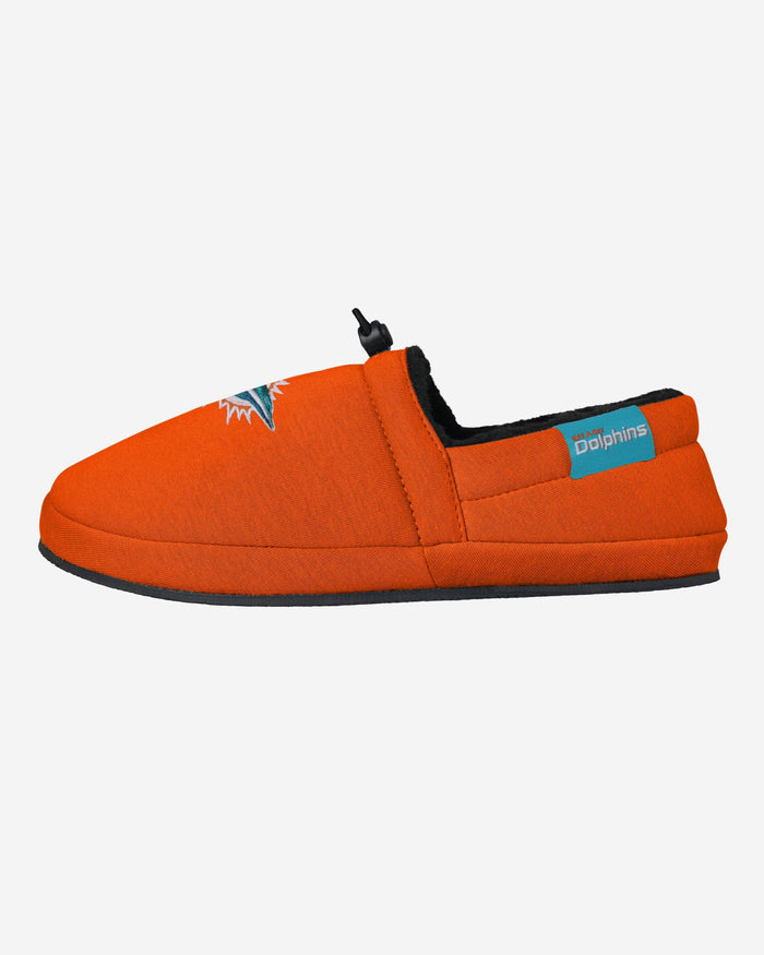 Miami Dolphins Big Logo Athletic Moccasin Slipper FOCO S - FOCO.com