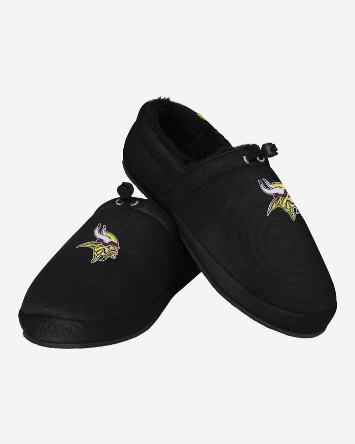 Minnesota Vikings Big Logo Athletic Moccasin Slipper FOCO - FOCO.com