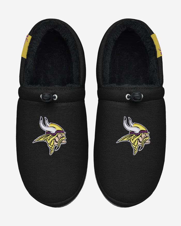 Minnesota Vikings Big Logo Athletic Moccasin Slipper FOCO - FOCO.com