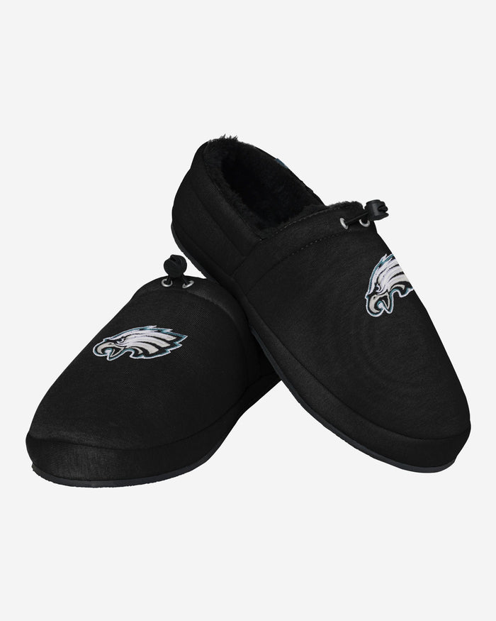 Philadelphia Eagles Big Logo Athletic Moccasin Slipper FOCO - FOCO.com