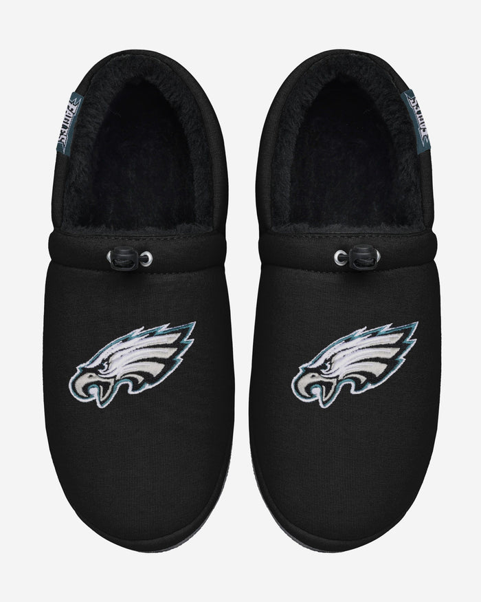 Philadelphia Eagles Big Logo Athletic Moccasin Slipper FOCO - FOCO.com