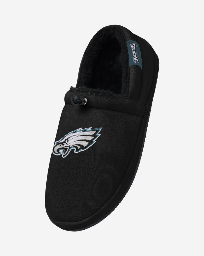 Philadelphia Eagles Big Logo Athletic Moccasin Slipper FOCO - FOCO.com