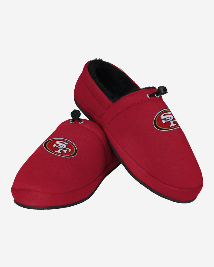 San Francisco 49ers Big Logo Athletic Moccasin Slipper FOCO - FOCO.com