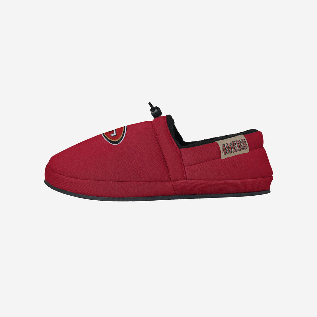 San Francisco 49ers Big Logo Athletic Moccasin Slipper FOCO S - FOCO.com