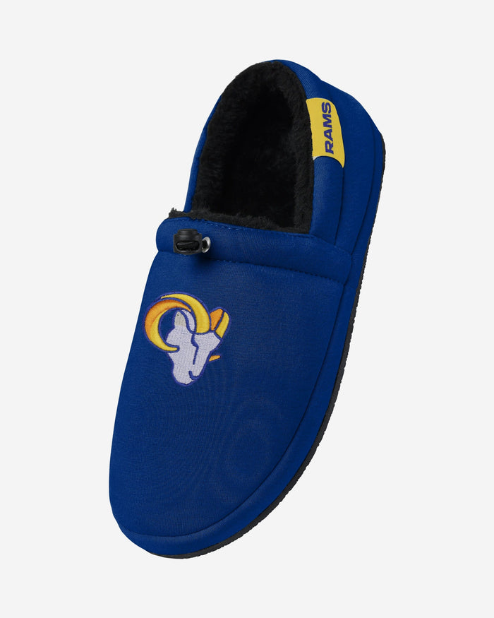 Los Angeles Rams Big Logo Athletic Moccasin Slipper FOCO - FOCO.com