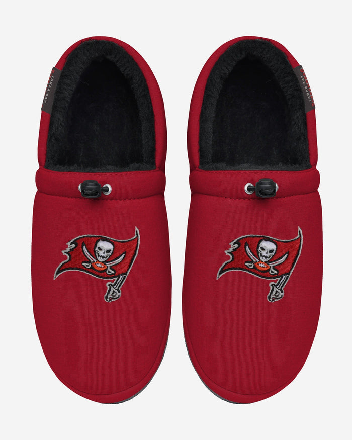 Tampa Bay Buccaneers Big Logo Athletic Moccasin Slipper FOCO - FOCO.com