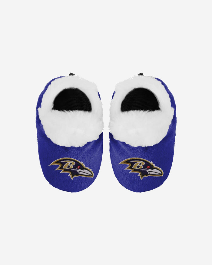 Baltimore Ravens Logo Baby Bootie Slipper FOCO - FOCO.com