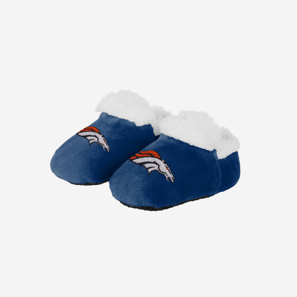 Denver Broncos Logo Baby Bootie Slipper FOCO 0-3 mo - FOCO.com