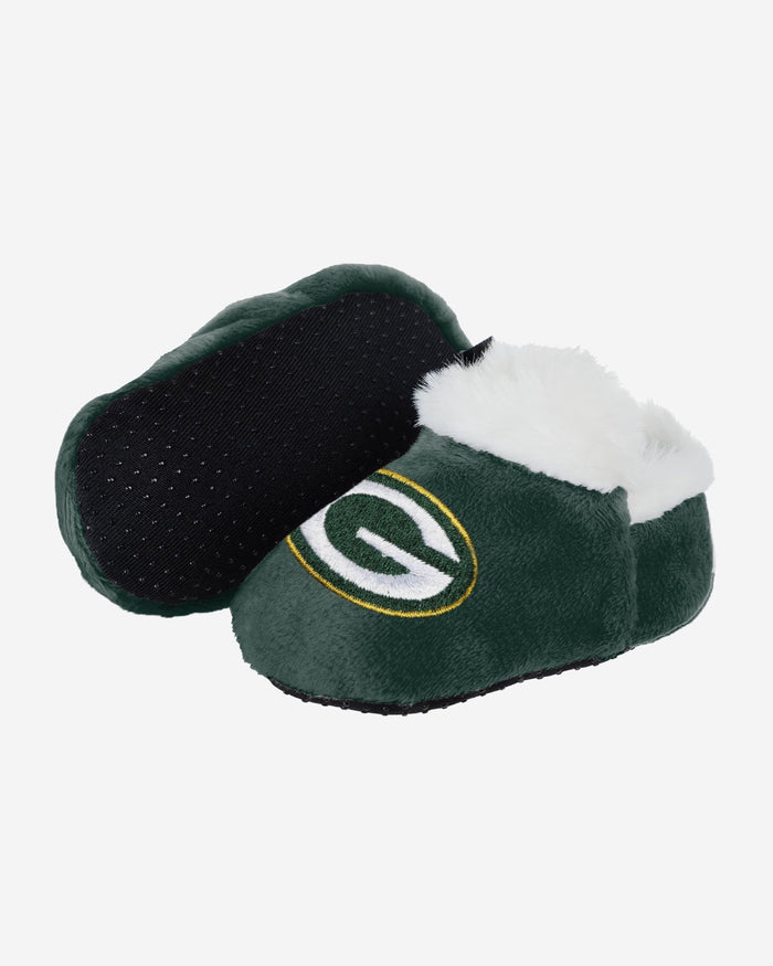Green Bay Packers Logo Baby Bootie Slipper FOCO - FOCO.com