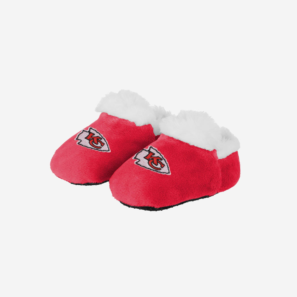 Kansas City Chiefs Logo Baby Bootie Slipper FOCO 0-3 mo - FOCO.com