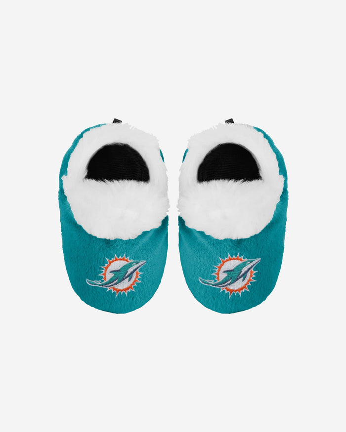Miami Dolphins Logo Baby Bootie Slipper FOCO - FOCO.com