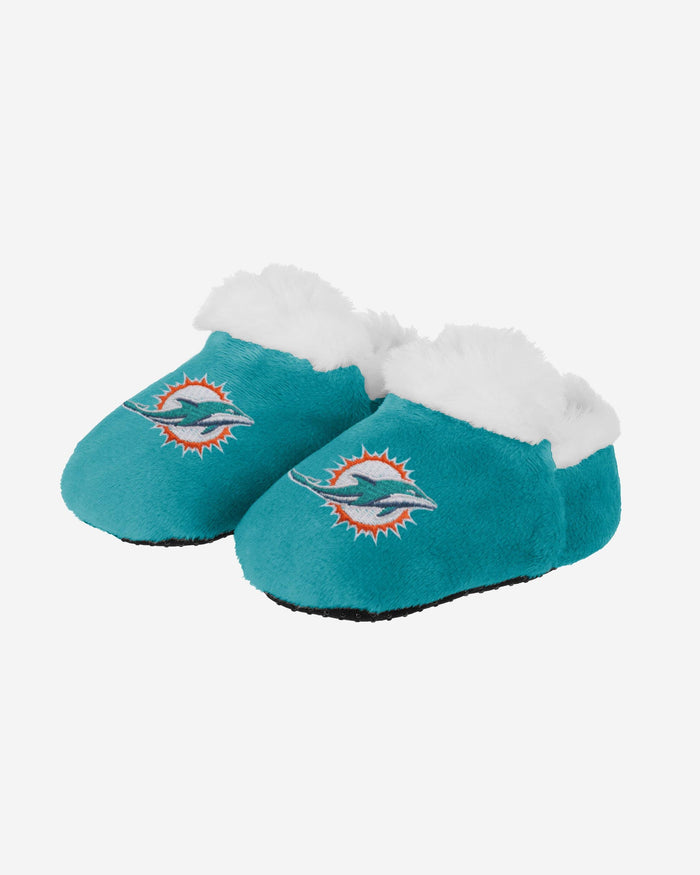 Miami Dolphins Logo Baby Bootie Slipper FOCO 0-3 mo - FOCO.com