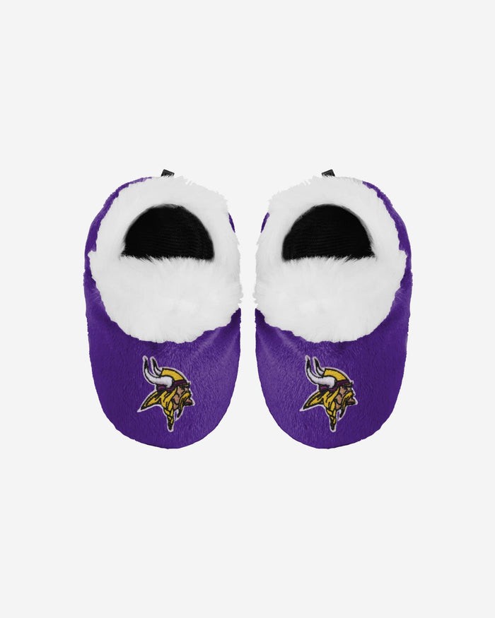 Minnesota Vikings Logo Baby Bootie Slipper FOCO - FOCO.com