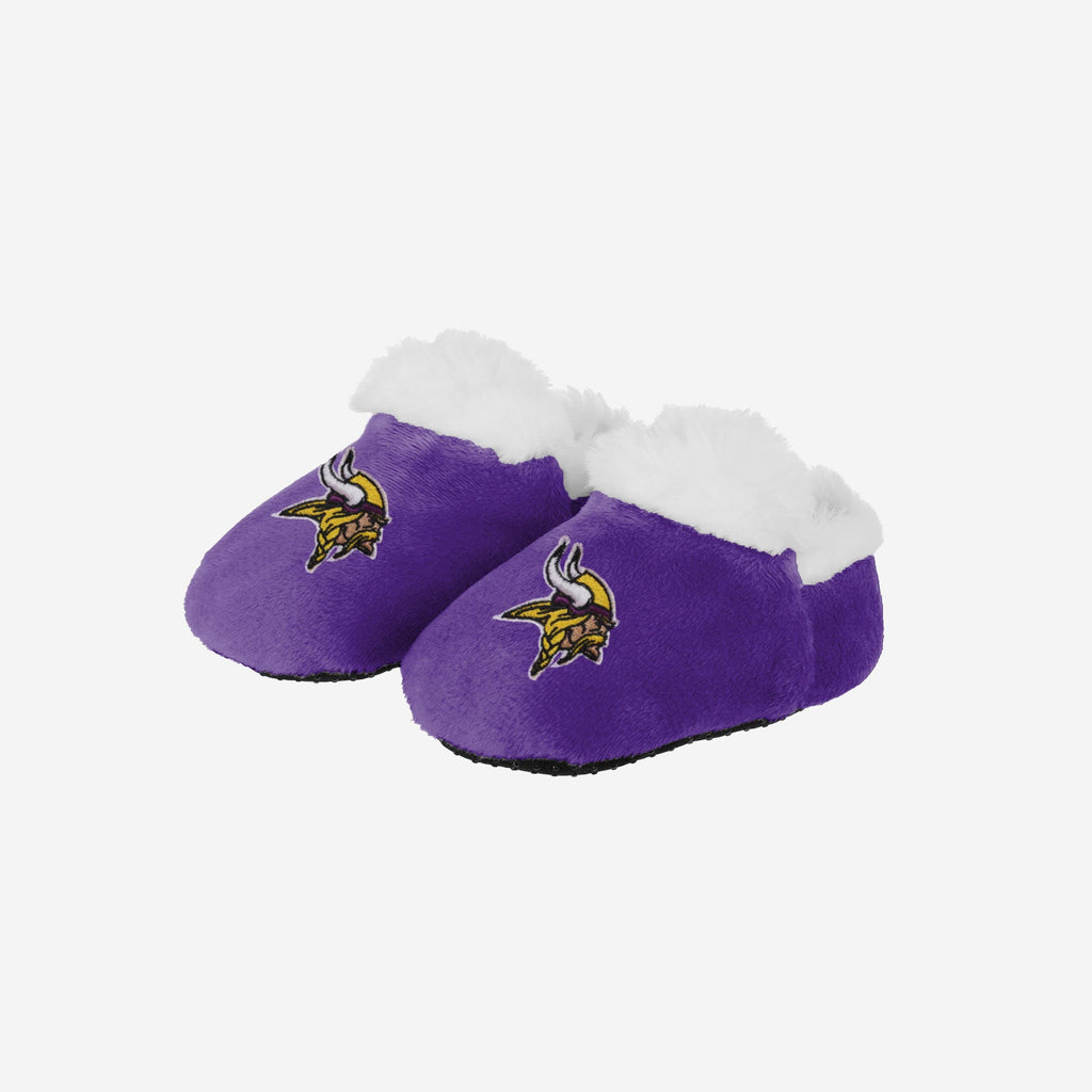 Minnesota Vikings Logo Baby Bootie Slipper FOCO 0-3 mo - FOCO.com