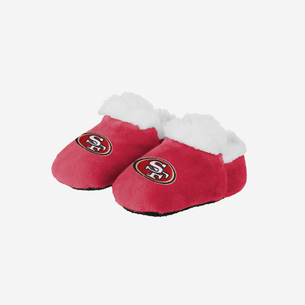 San Francisco 49ers Logo Baby Bootie Slipper FOCO 0-3 mo - FOCO.com