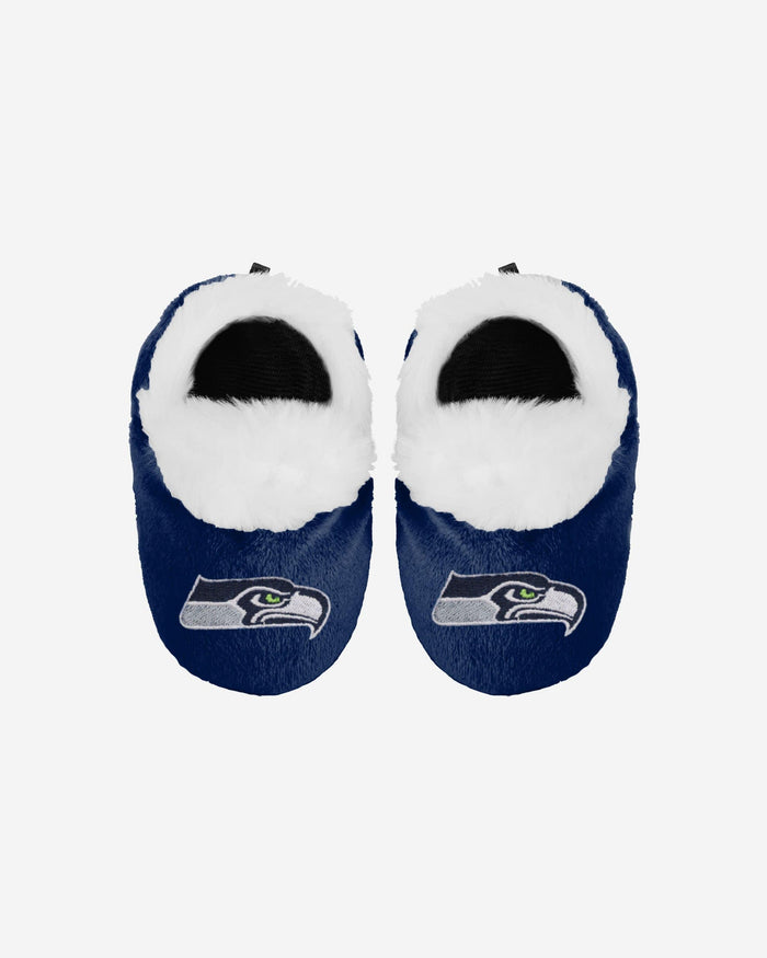 Seattle Seahawks Logo Baby Bootie Slipper FOCO - FOCO.com